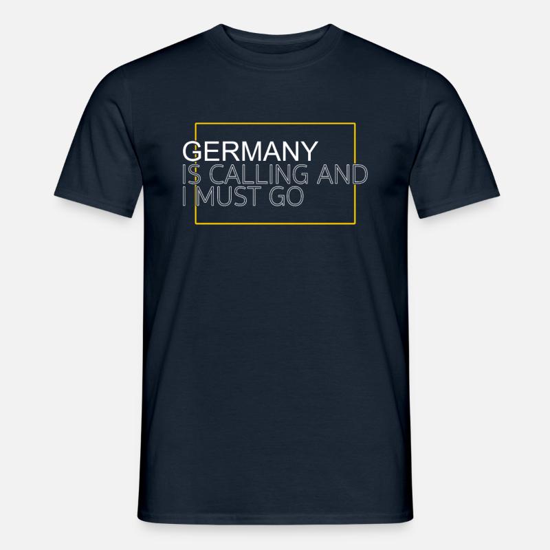 Deutschland Spruch - Männer T-Shirt - Navy