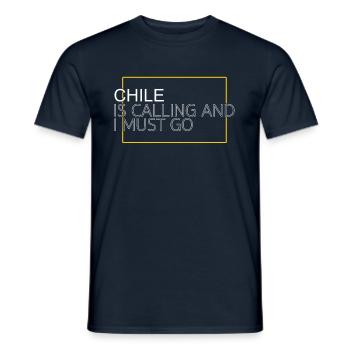Chile Spruch - Männer T-Shirt - Navy - Vorne - AI Model Male 178 light (178cm)