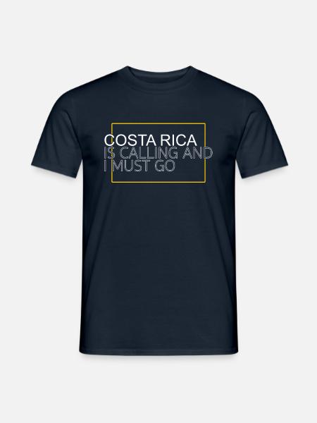 costa rica saying - Männer T-Shirt - Navy