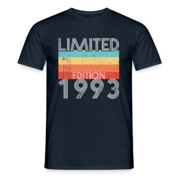 Limited Edition Retro 1993 - Männer T-Shirt - Navy - Vorne - AI Model Male 178 light (178cm)