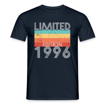 Limited Edition Retro 1996 - Men's T-Shirt - navy - Front - AI Model Male 178 light (178cm)