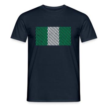 Drapeau du Nigeria - T-shirt homme - marine - Devant - AI Model Male 178 light (178cm)