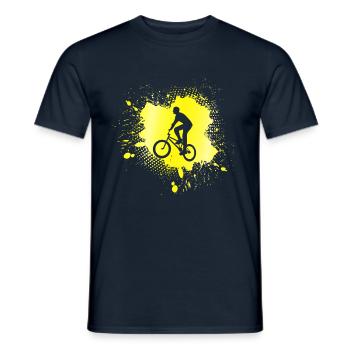 bmx - Männer T-Shirt - Navy - Vorne - AI Model Male 178 light (178cm)