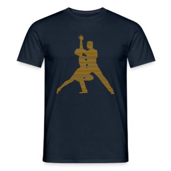 Dance - Men's T-Shirt - navy - Front - AI Model Male 178 light (178cm)