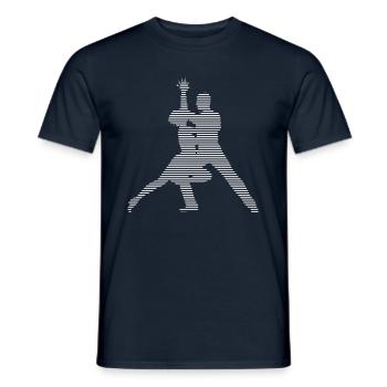 Dance - Men's T-Shirt - navy - Front - AI Model Male 178 light (178cm)