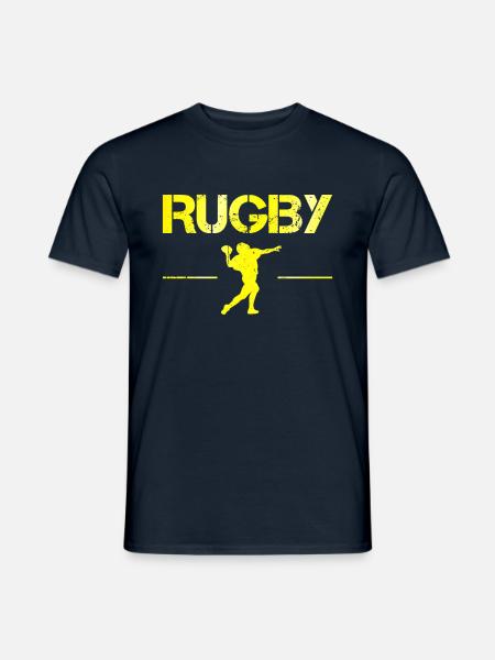 Rugby - Männer T-Shirt - Navy