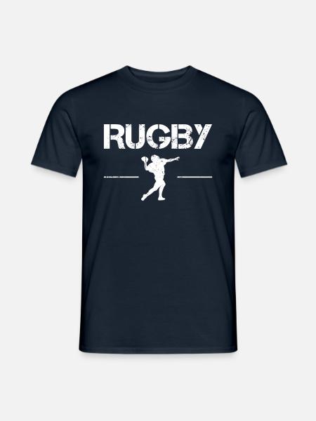 Rugby - Männer T-Shirt - Navy