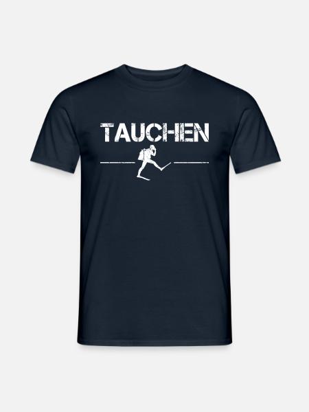 tauchen - Männer T-Shirt - Navy