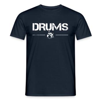 Percussion - T-shirt homme - marine - Devant - AI Model Male 178 light (178cm)