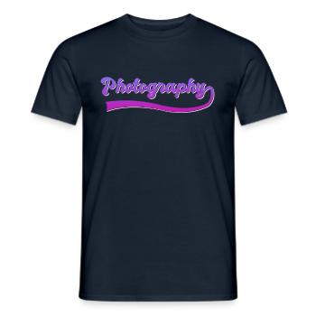 Photography - Men's T-Shirt - navy - Front - AI Model Male 178 light (178cm)