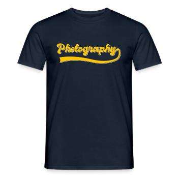 Photography - Men's T-Shirt - navy - Front - AI Model Male 178 light (178cm)