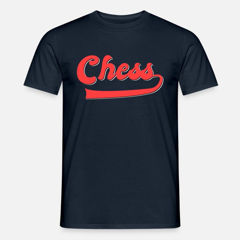 Schach - Männer T-Shirt - Navy