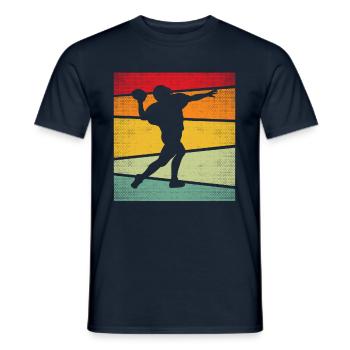 Football Rétro - T-shirt homme - marine - Devant - AI Model Male 178 light (178cm)