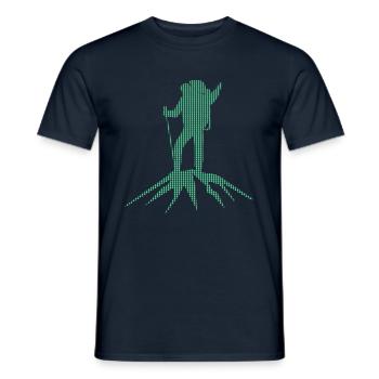 Alpinisme - T-shirt homme - marine - Devant - AI Model Male 178 light (178cm)