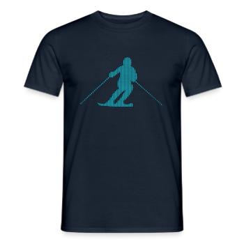 Ski - T-shirt homme - marine - Devant - AI Model Male 178 light (178cm)