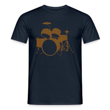 Percussion - Men's T-Shirt - navy - Front - AI Model Male 178 light (178cm)
