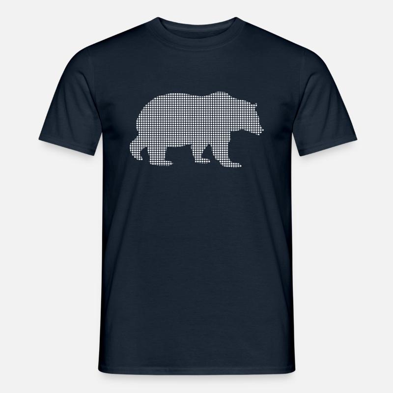 Bär - Männer T-Shirt - Navy