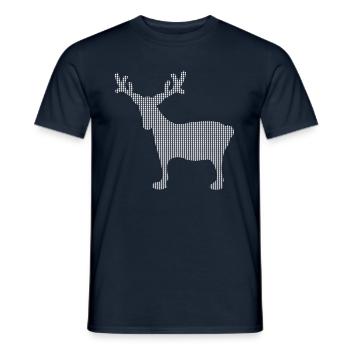 Elk - Men's T-Shirt - navy - Front - AI Model Male 178 light (178cm)