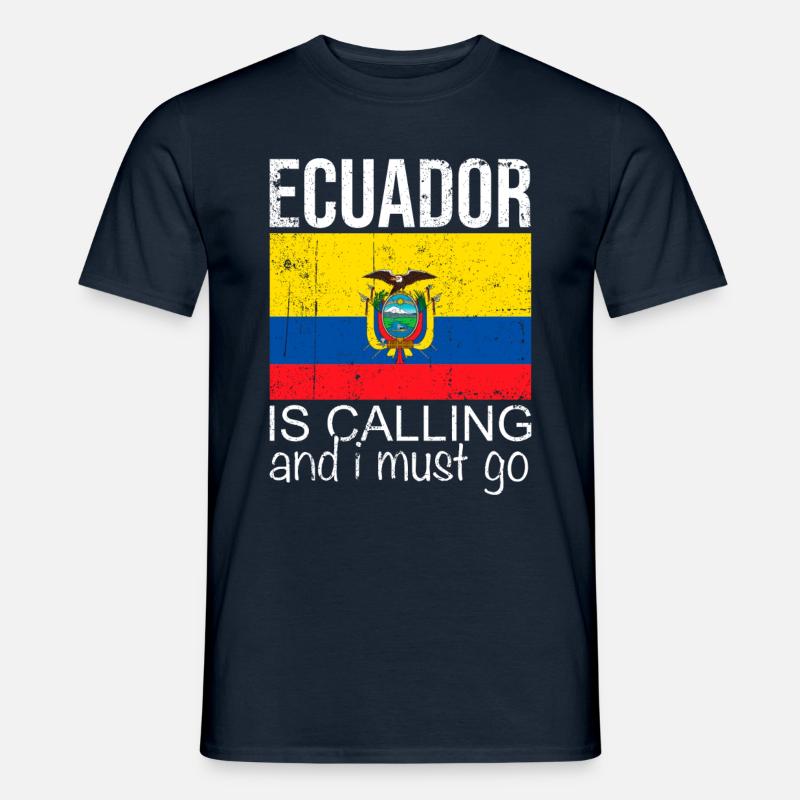 Ecuador Spruch - Männer T-Shirt - Navy