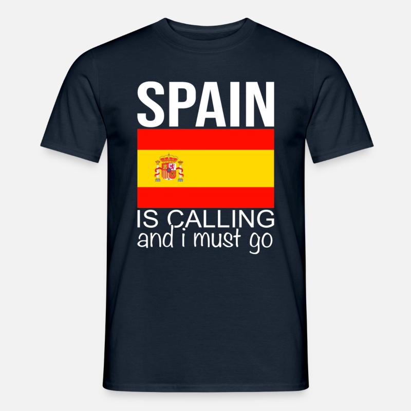 Spanien Spruch - Männer T-Shirt - Navy