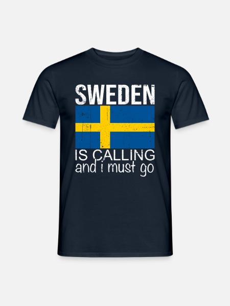 Schweden Spruch - Männer T-Shirt - Navy