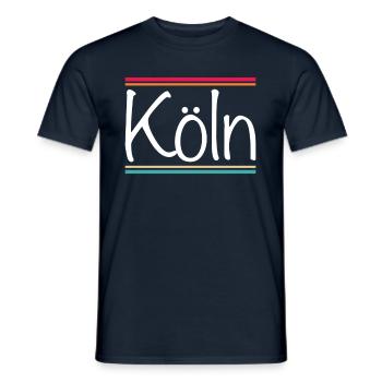 Cologne - T-shirt homme - marine - Devant - AI Model Male 178 light (178cm)