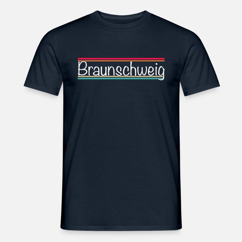Braunschweig - Männer T-Shirt - Navy