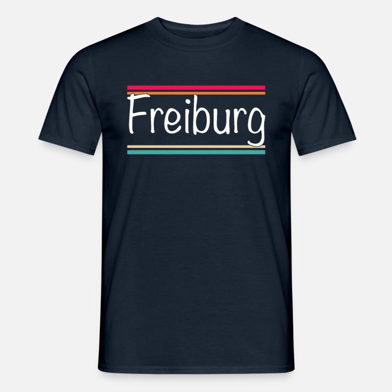 Freiburg - Männer T-Shirt - Navy