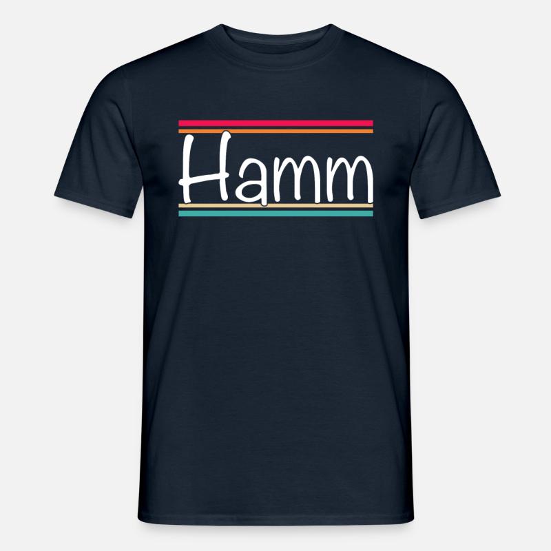 Hamm - Männer T-Shirt - Navy