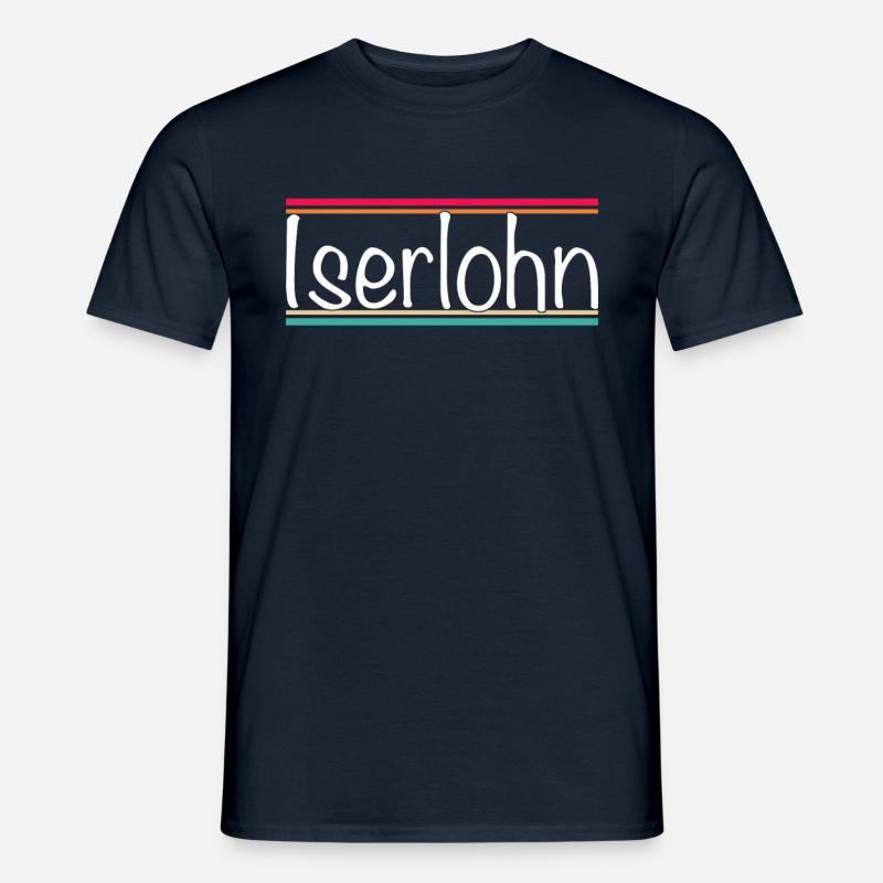 Iserlohn - Männer T-Shirt - Navy