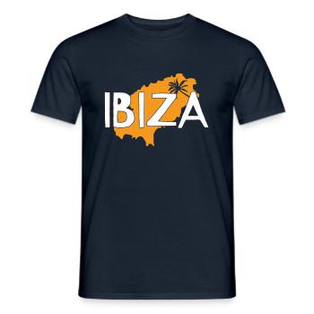 Ibiza - T-shirt homme - marine - Devant - AI Model Male 178 light (178cm)