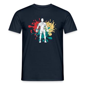 Aptitude - T-shirt homme - marine - Devant - AI Model Male 178 light (178cm)