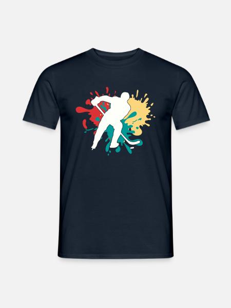 Eishockey - Männer T-Shirt - Navy