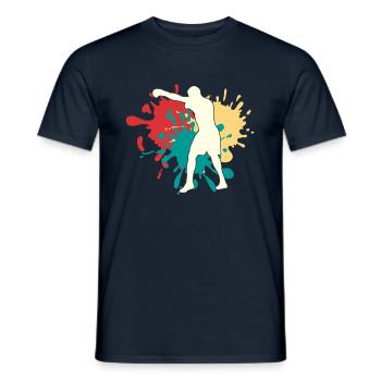 Boxe - T-shirt homme - marine - Devant - AI Model Male 178 light (178cm)