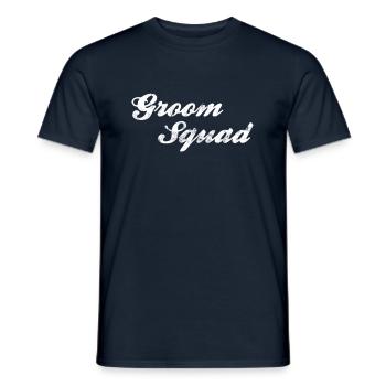 Bräutigam groom JGA - Men's T-Shirt - navy - Front - AI Model Male 178 light (178cm)