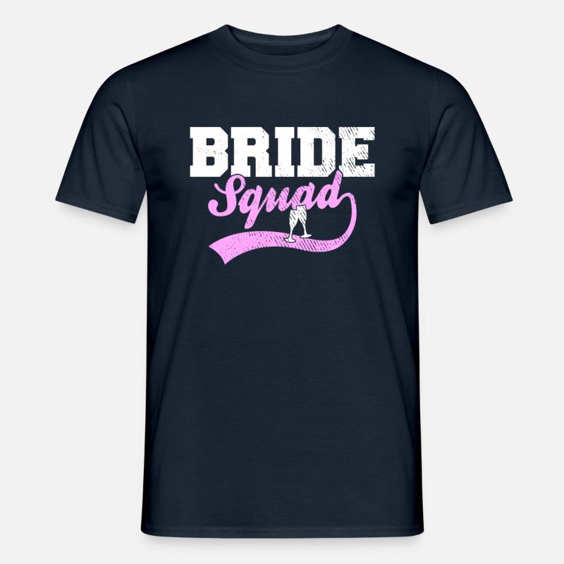 Bride Squad - Männer T-Shirt - Navy