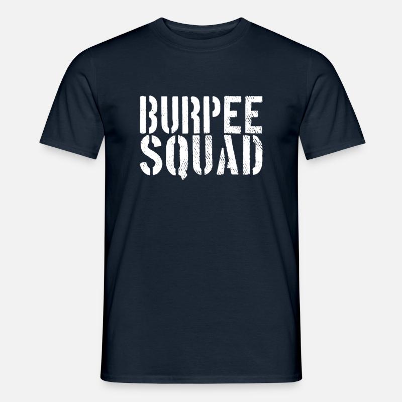 Burpee Squad - Männer T-Shirt - Navy