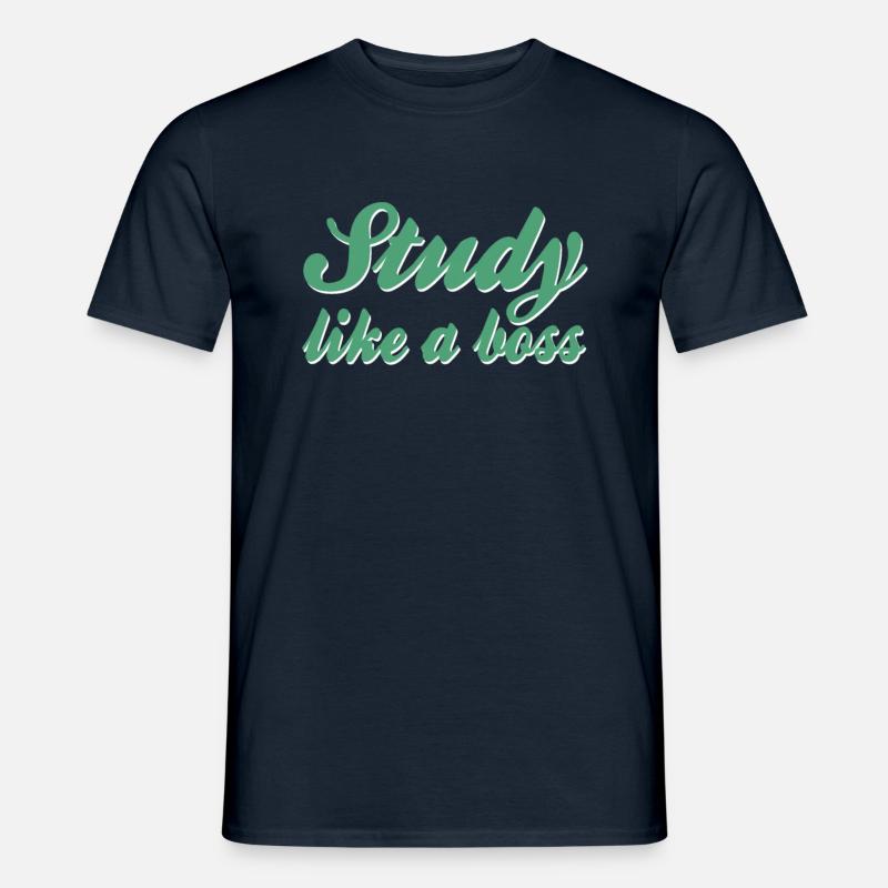 Studieren Spruch - Männer T-Shirt - Navy