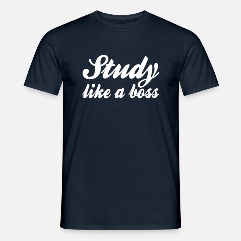 Studieren Spruch - Männer T-Shirt - Navy