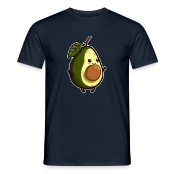 Avocado - Men's T-Shirt - navy - Front - AI Model Male 178 light (178cm)