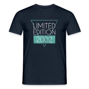 Édition limitée 2002 - T-shirt homme - marine - Devant - AI Model Male 178 light (178cm)