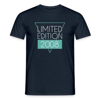 Limited Edition 2008 - Männer T-Shirt - Navy - Vorne - AI Model Male 178 light (178cm)