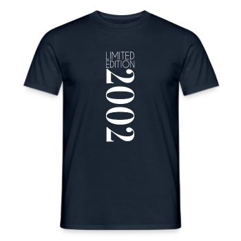 Édition limitée 2002 - T-shirt homme - marine - Devant - AI Model Male 178 light (178cm)