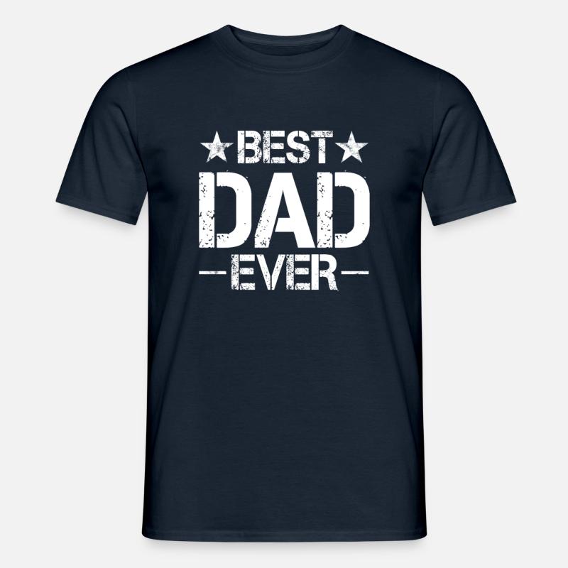 Bester Vater - Männer T-Shirt - Navy