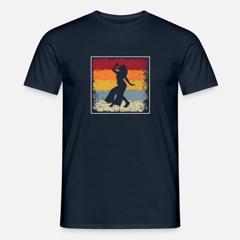 Singen Retro - Männer T-Shirt - Navy