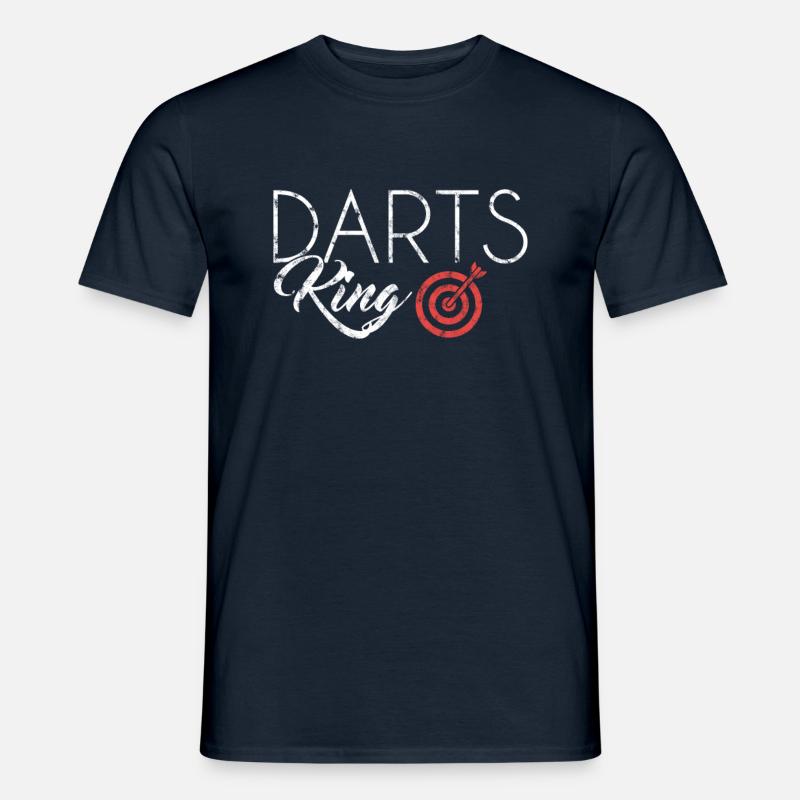 Darts King - Männer T-Shirt - Navy