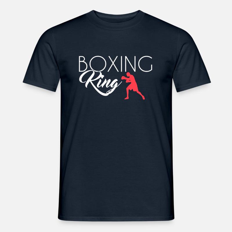 Boxen King - Männer T-Shirt - Navy