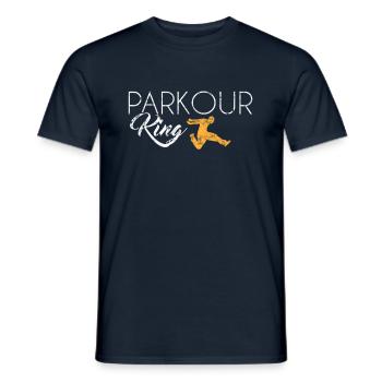 Roi Parkour - T-shirt homme - marine - Devant - AI Model Male 178 light (178cm)