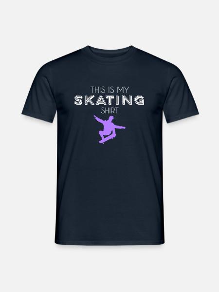 skating shirt - Männer T-Shirt - Navy