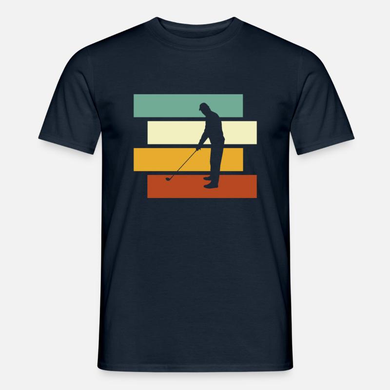 Golf Retro - Männer T-Shirt - Navy